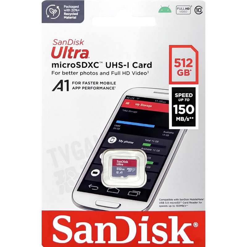 SANDISK ULTRA TF 512G 512GB MICROSD 記憶卡 讀150MB/S 台灣公司貨 台中
