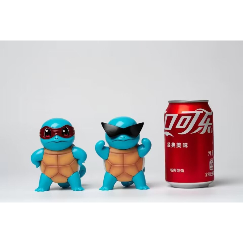 限時促銷【寶可夢】 神奇寶貝 GK 墨鏡傑尼龜 忍者頭巾傑尼龜 車載 公仔 禮物 10cm 單隻200元