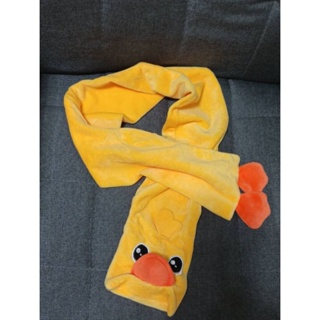 黃色小鴨兒童圍巾（嘴巴有啾啾聲）