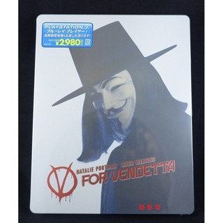 藍光BD V怪客 V for Vendetta 限量鐵盒版 日本地區限定販售 英文字幕 全新 娜塔莉波曼
