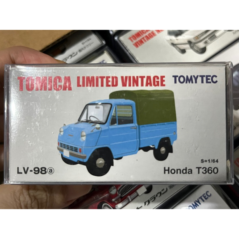 Tomytec TLV LV-98a Honda T360 貨車 卡車 貨卡 發財車 本田 Tomica 1/64