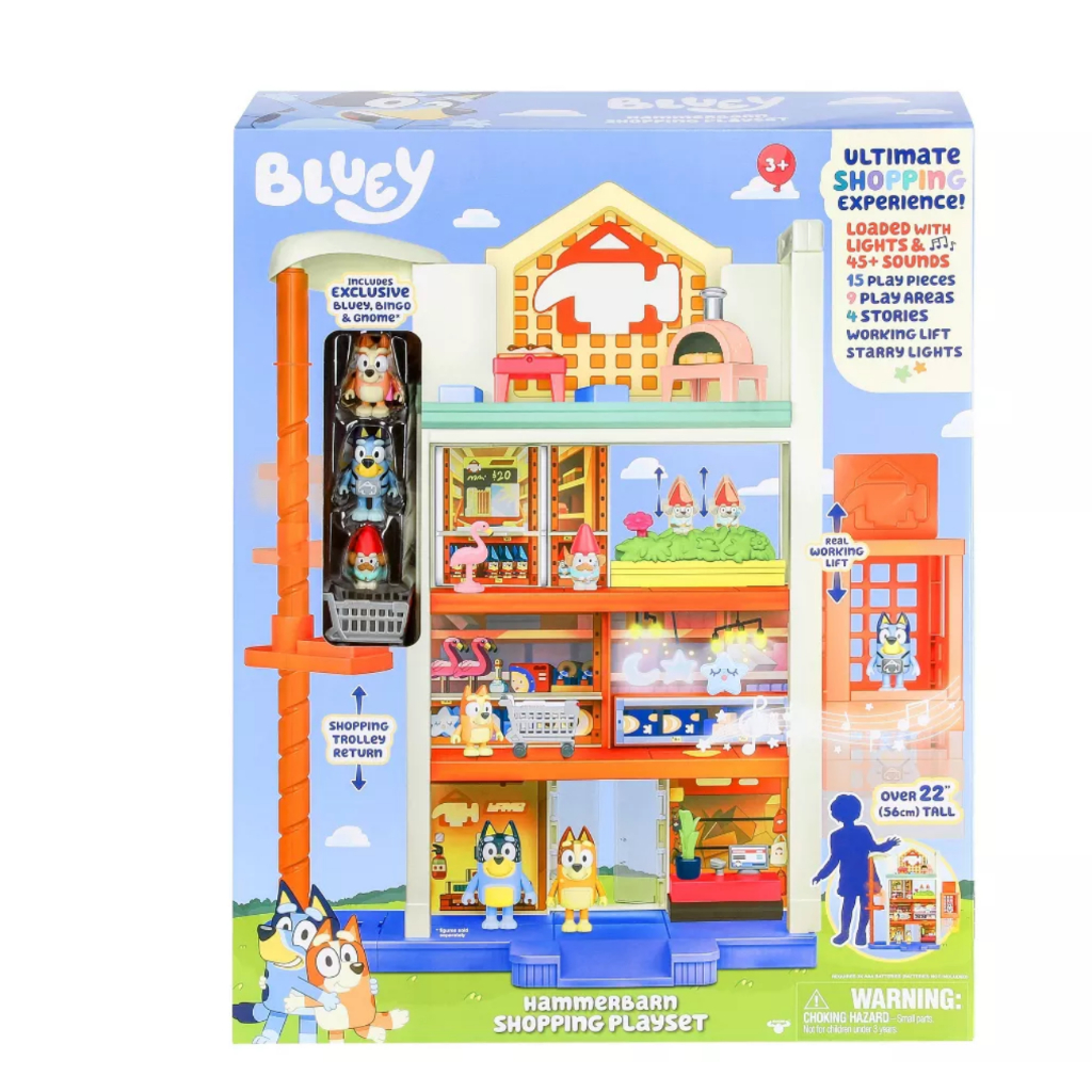 預購🚀 空運🚀美國專櫃 妙妙犬布麗 Bluey 公仔 娃娃 玩具 房子 扮家家酒玩具 購物