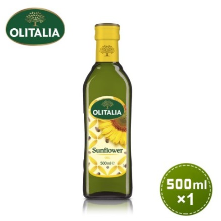 【雄讚購物】【奧利塔olitalia】頂級葵花油500ml(單瓶/含禮盒)  義大利原裝進口