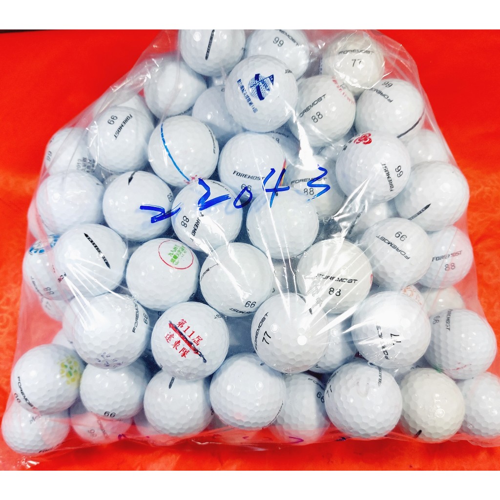 割草阿和 高爾夫球(美麗) FOREMOST A3.SUPREME 三層球100顆1顆9元_22043