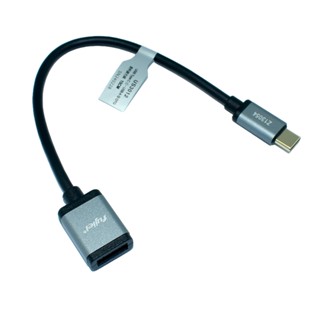 fujiei USB3.1 Type-c公對 USB 3.0 A母高速傳輸 OTG資料擴充線15CM (鋁合金 鍍金頭)