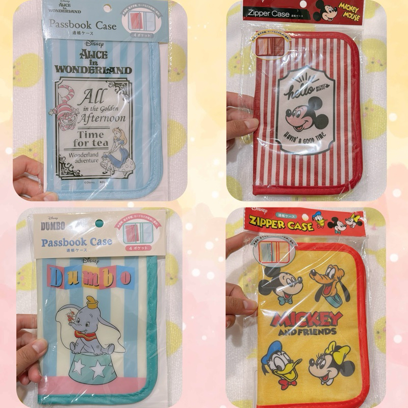 【Flyer的旅行箱】日本帶回現米奇家族、愛麗絲、小飛象、櫻桃小丸子票卡套/悠遊卡套/證件/卡片收納夾/手帳冊