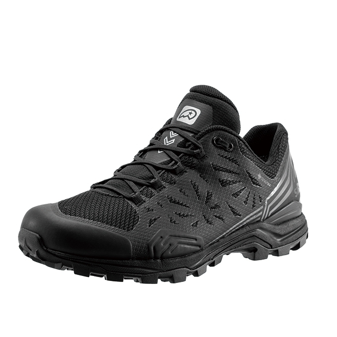 SIRIO 日本品牌PF13BL 全黑Gore-Tex防水 黃金大底 短筒登山健行鞋旅遊3E+寬楦設計《台南悠活運動家》