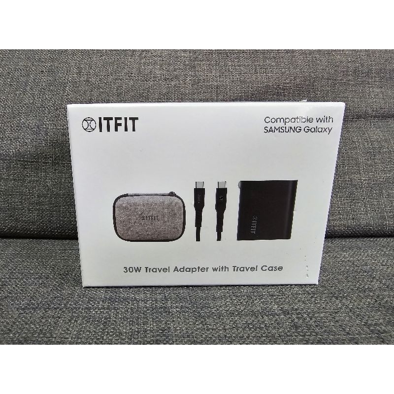 SAMSUNG ITFIT 原廠 30W 旅行充電組-含雙口充電器+雙Type C線 (公司貨)
