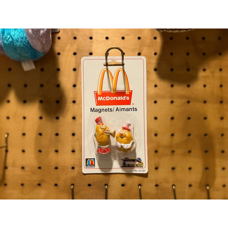 麥當勞 雞塊寶寶 雜技團 馬戲團 磁鐵 冰箱貼 美式復古 老物玩具收藏模型公仔擺飾