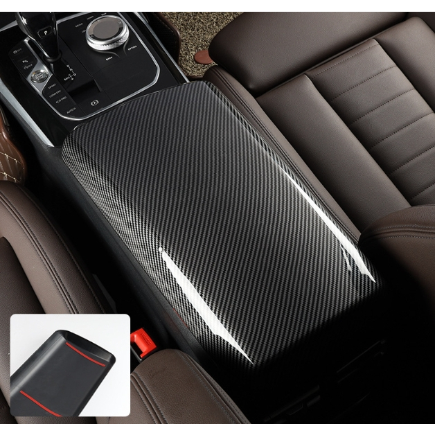 BMW  X3 X4 G01 G02 F25 F26 碳纖維 中央扶手箱 按鍵 保護蓋 內飾 卡夢 紋路 扶手 裝飾面板