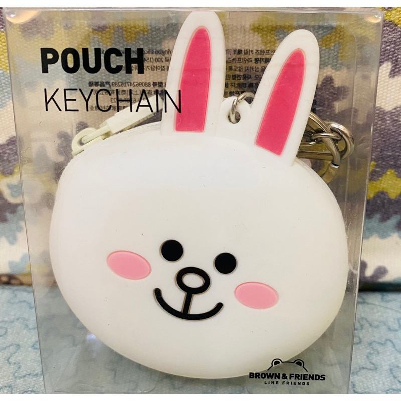 Line Friends Pouch 正版 兔兔 零錢包 鑰匙圈