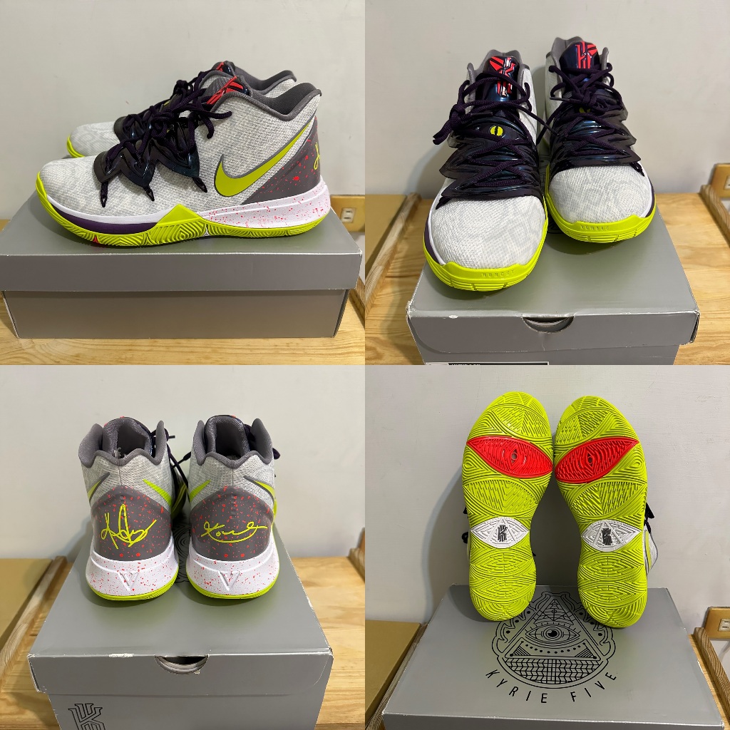 絕版 Nike Kyrie 5 'Mamba Mentality' 致敬Kobe 5 chaos小丑配色 全新