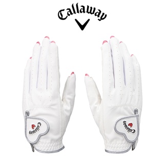 【Callaway 卡拉威】NAIL DUAL GLOVES '23 女士 高爾夫球手套 (雙手) 白色
