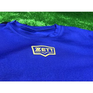 棒球世界 全新 ZETT 新款短袖圓領緊身衣特價寶藍色BOTT915零碼下殺特價