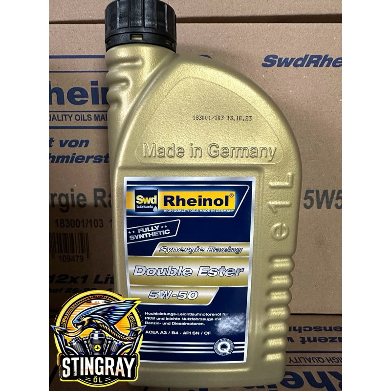 德國萊茵 SWD RHEINOL Synergie Racing 5W50 雙酯全合成機油