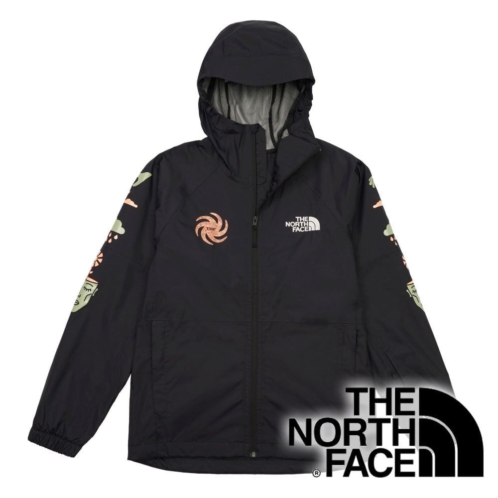 【THE NORTH FACE 美國】男防水連帽外套『黑』NF0A82VM