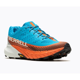 【MERRELL 美國】AGILITY PEAK 5 男戶外輕量越野登山鞋 活力藍 ML067755 黃金大底 健走鞋