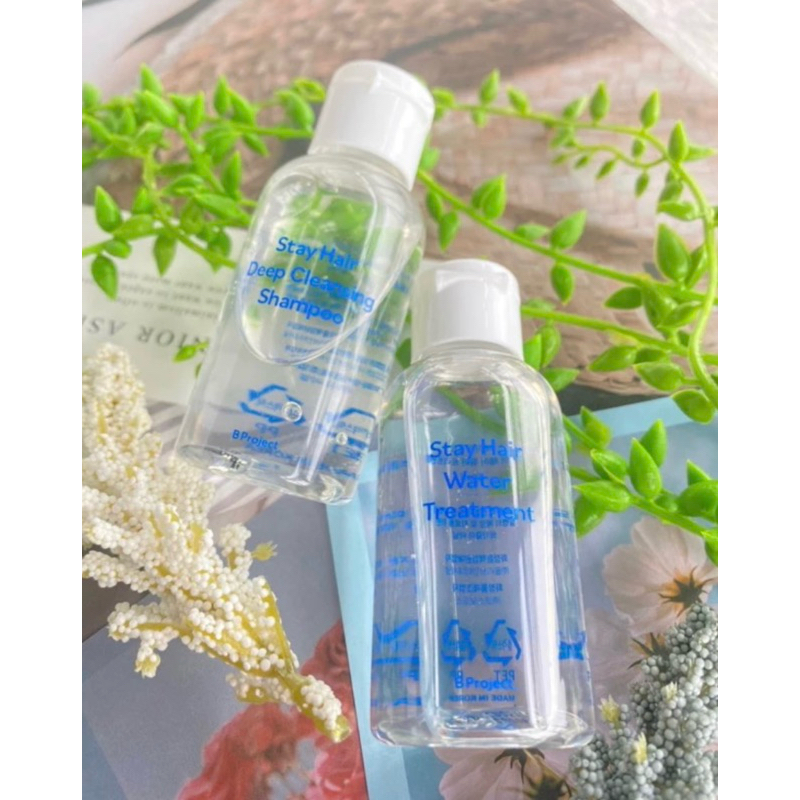 現貨🔥全新韓國B Project旅行組50ml（洗髮+護髮）B.project豐盈溫熱洗護旅行組 旅行套組 彩妝保養
