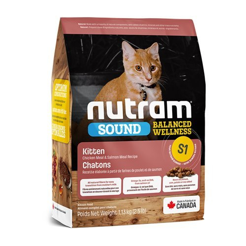 Nutram 紐頓 貓糧 S1 雞肉+鮭魚配方 均衡健康『Q寶批發』