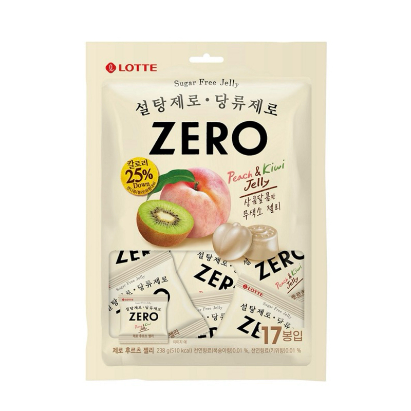 現貨💫韓國ZERO 低卡零糖低卡水果軟糖 238g