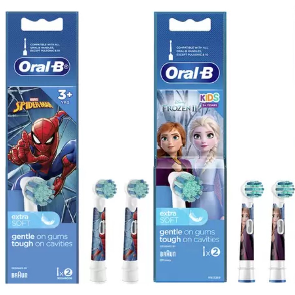 德國百靈 oral b eb10 電動牙刷刷頭 兒童刷頭 蜘蛛人 冰雪奇緣 eb10s 歐樂B 兒童 兒童牙刷 EB10