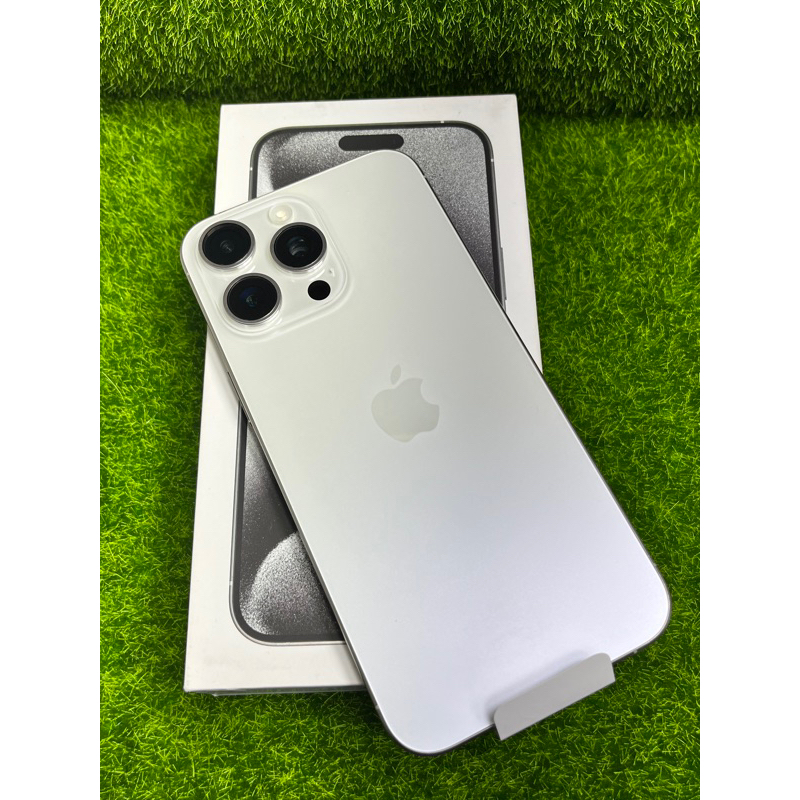 iPhone 15 pro max 256g 白鈦 拆封未使用 台灣公司貨 現貨 無傷 可自取 非 iphone 14
