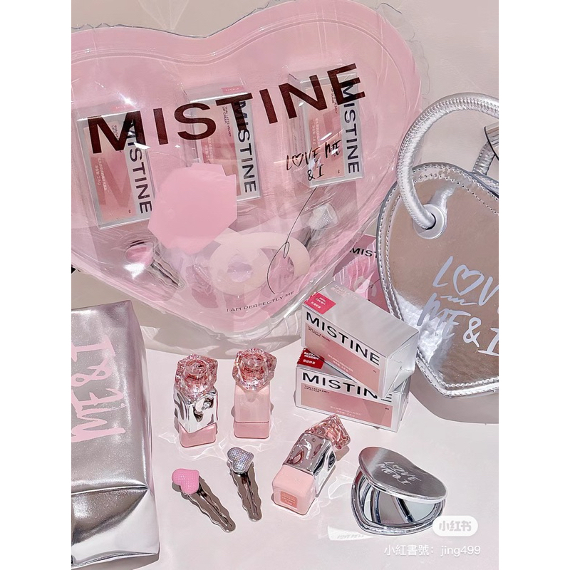 ☾𝐥𝐢𝐨𝟎𝐳𝟏_𝐬𝐭𝐮𝐝𝐢𝐨 mistine 粉色限定包裝唇釉唇凍