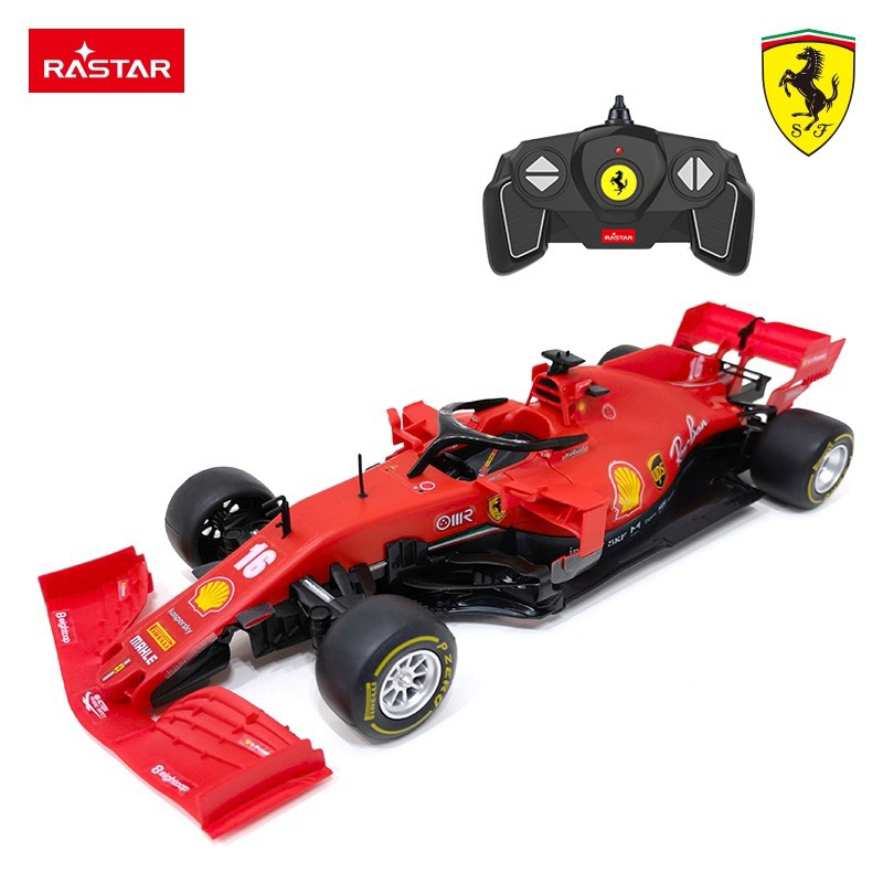 【法拉利遙控車】正版授權1:16 Ferrari SF1000 Building 法拉利拼裝遙控車 兒童禮物《寶貝妞》