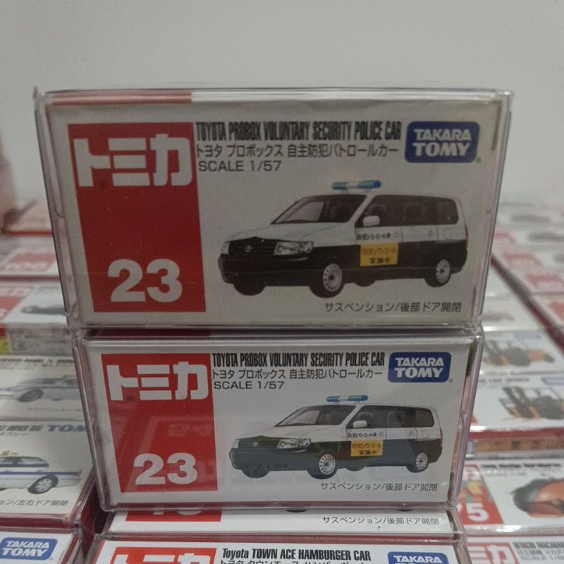 TOMICA  NO.23絕版TOYOTA PROBOX VOLUNTARY SECURITY POLICE CAR