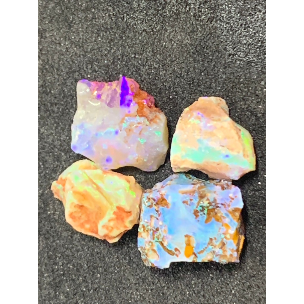 茱莉亞 澳洲蛋白石 礫背蛋白石原礦 編號R187 原石 boulder opal 歐泊 澳寶 閃山雲 歐珀