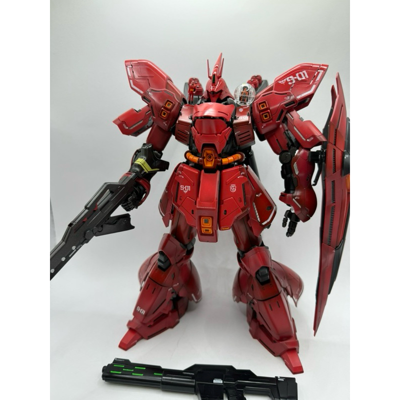 MG 1/100 SAZABI 沙薩比  ka版 代工 萬代 鋼彈 輕陰影 塗裝 完成品