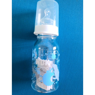 NUK 玻璃奶瓶 125ml 一般口徑玻璃印花奶瓶 奶瓶 簡約 月亮泡泡造型圖案 寶寶 新生兒 兒童小孩 全新現貨