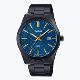 【CASIO 卡西歐】潮流格紋不鏽鋼腕錶MTP-VD03B-2A 41mm 現代鐘錶
