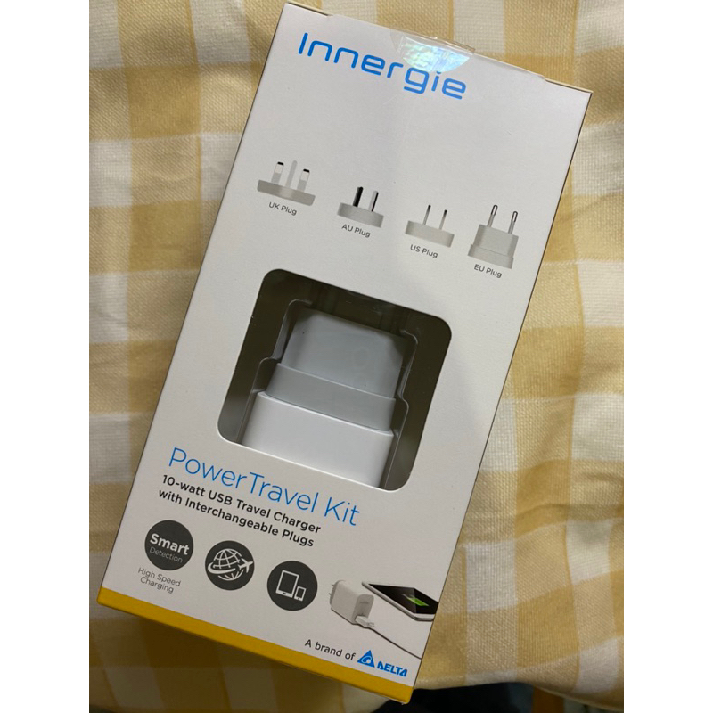Innergie 10瓦USB旅行萬用充電組 Power Travel Kit 世界旅行插頭組