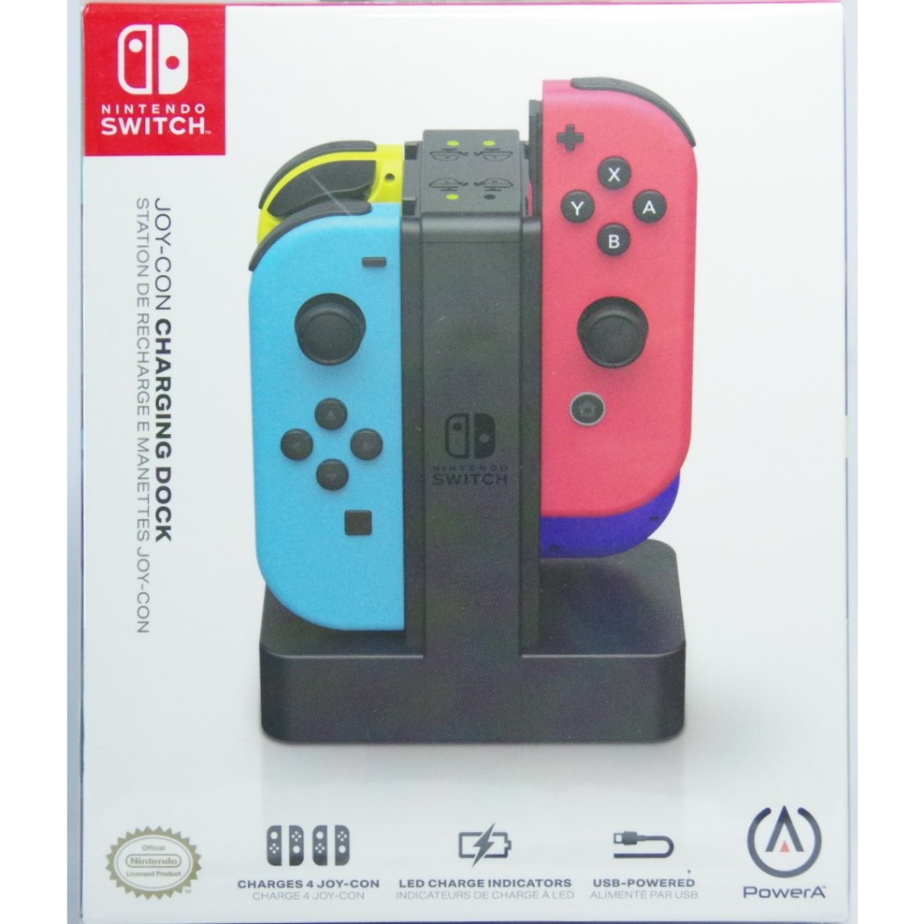 <譜蕾兒電玩>(全新) NS Switch 原廠授權 PowerA Joy-Con 控制器專用充電座