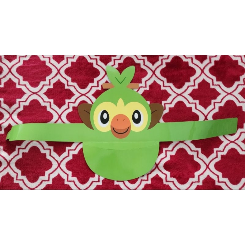 精靈寶可夢紙製頭套，皮卡丘，伊布，淚眼蜥，敲音猴