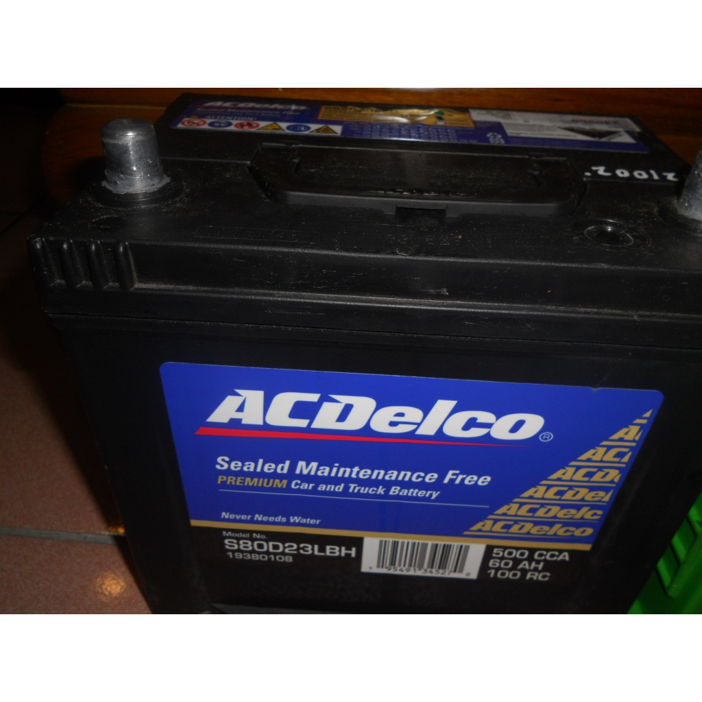 AC德科 ACDelco 免加水 電瓶 S80D23L