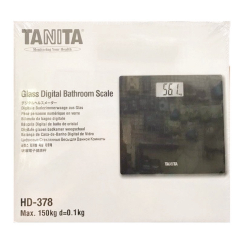 全新 TANITA 簡約輕薄  HD-378 電子體重計 HD378 hd378 體重計