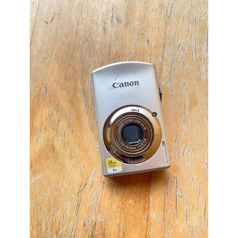 no.412 CAnon IXUS 870is 經典CCD攜帶數位相機
