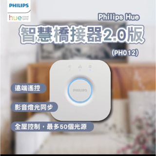 PHILIPS 飛利浦 Hue系列 智慧照明LED 全彩情境 智慧橋接器2.0版 PH012