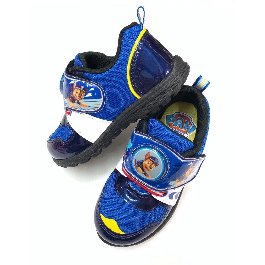 (紀寶) 汪汪隊 阿奇 兒童布鞋  運動鞋 電燈鞋 卡通鞋 透氣布鞋 布鞋 跑步鞋