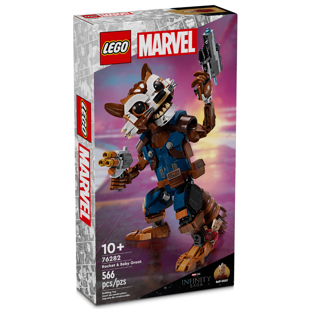 【台中宏富玩具】樂高積木 LEGO Super Heroes Marvel  76282 漫威 火箭浣熊 &amp; 小格魯特