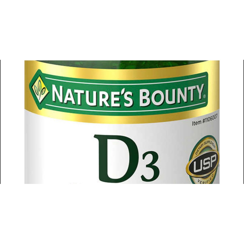 【On代購】Nature's Bounty 自然之寶 Vitamin D3 維他命D3 膠原蛋白生物素 頭髮皮膚草莓