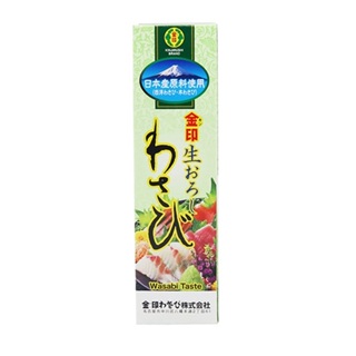 +爆買日本+ KINJIRUSHI 金印 山葵醬 43g 日式山葵醬 芥末條 WASABI 刺身料理 沾醬 日本料理