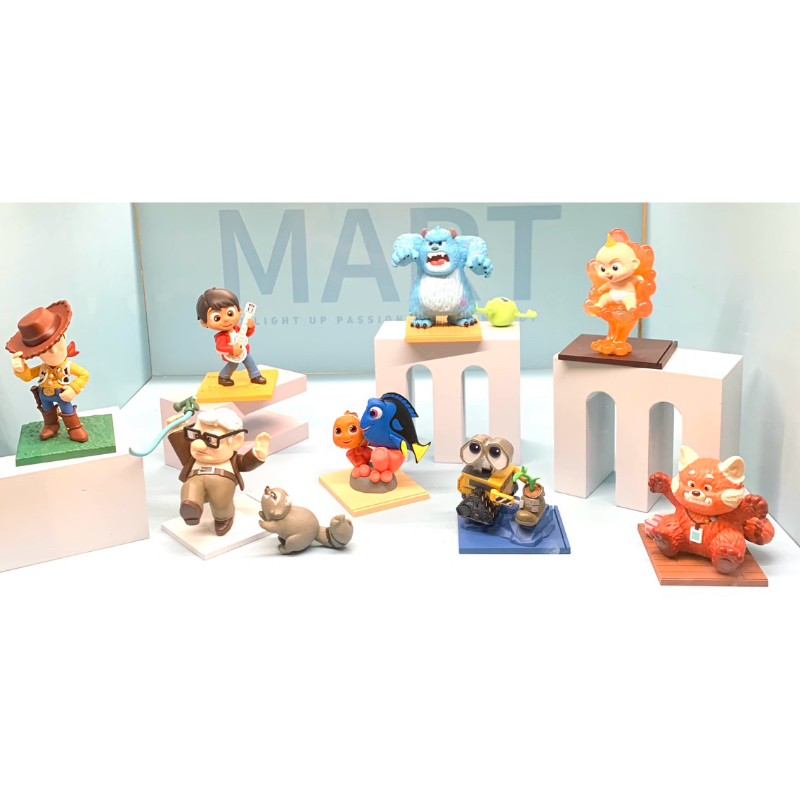 POPMART泡泡瑪特 迪士尼100週年皮克斯系列手辦道具玩具創意禮物盲盒