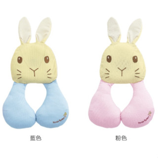 無原包裝全新品出清 奇哥 比得兔透氣護頸枕 34×26×6公分 藍/粉 推車枕頭 汽座枕頭 安全座椅枕 外出枕 小豆苗