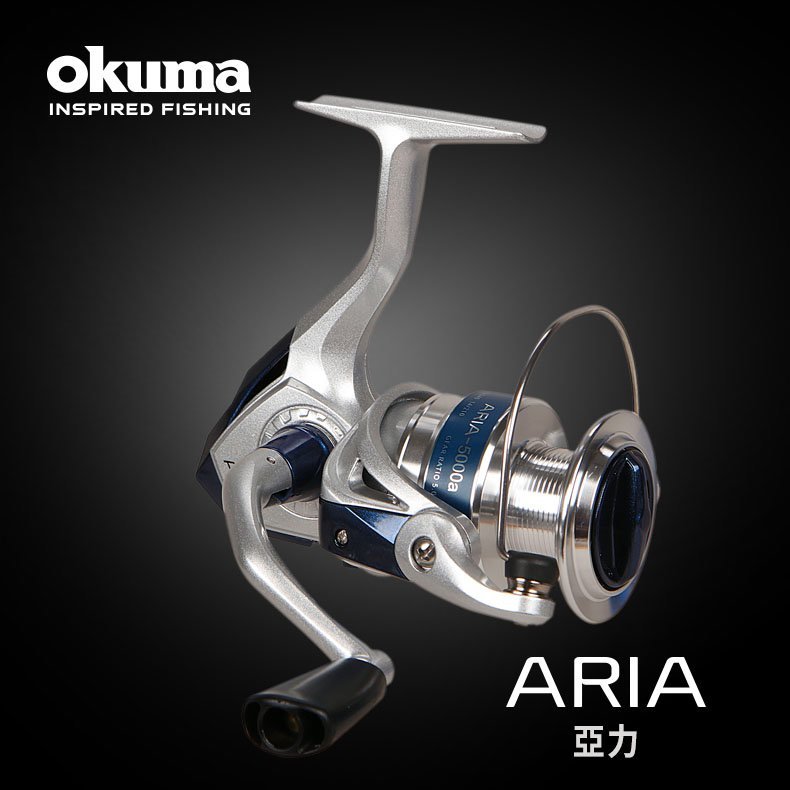 OKUMA-亞力 Aria 白藍 紡車式捲線器 AR6000