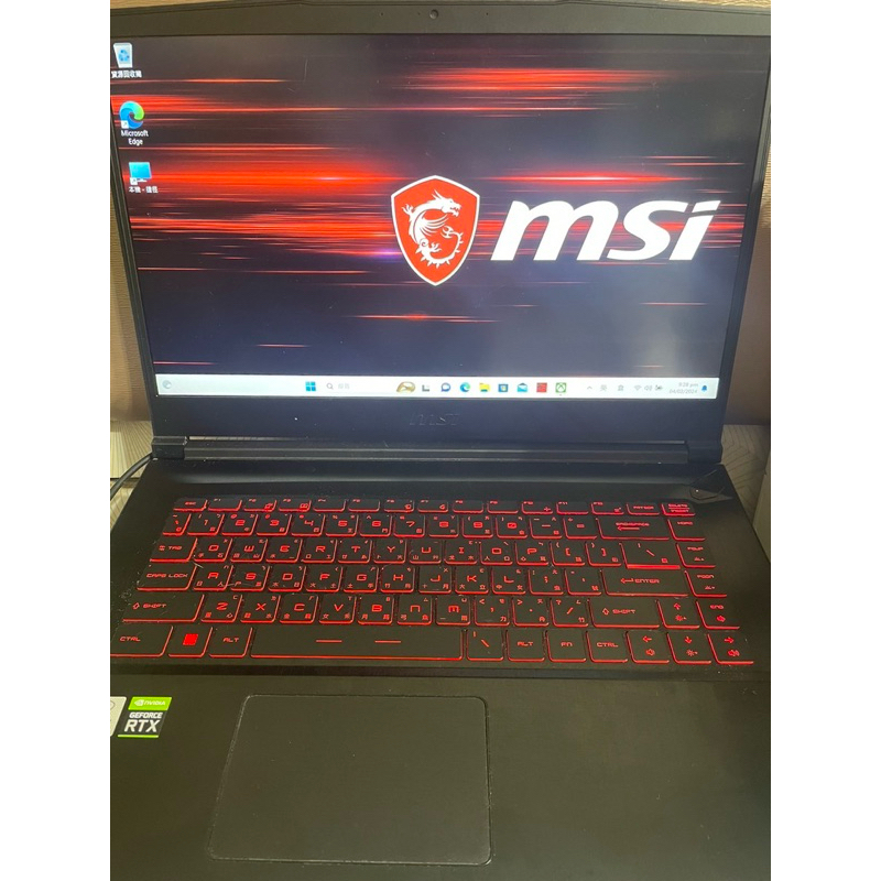 MSI 電競筆電 GF65 10UE I7-10750H 16G 512G RTX3060 二手筆電 遊戲筆電 ROG