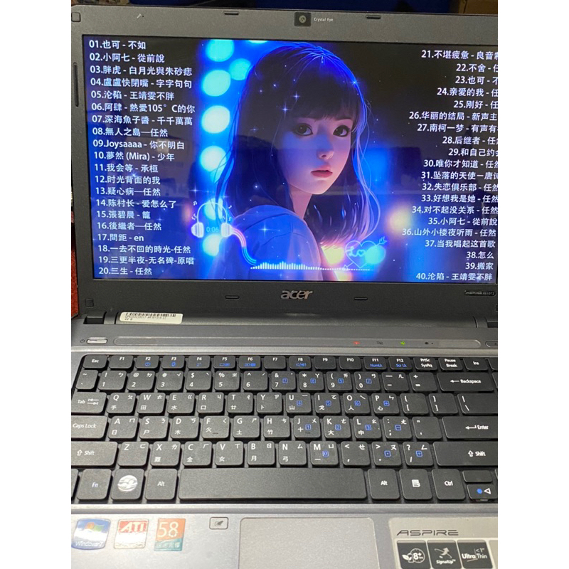 Acer 4810tzg/14吋4G/SSD120G螢幕有一亮點筆記型電腦（167033)