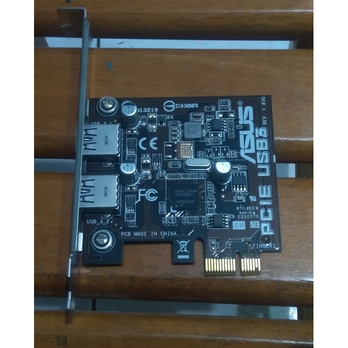 二手良品 ASUS PCIE USB3 擴充卡